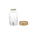 thumbnail image 3 of Hometrends Clear  Glass Beverage  Dispenser, 2 gallon ,2pc Set, 3 of 6