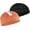 Black&orange, variant on 2Pack Skull Cap Helmet Liner Beanie, Cooling Mesh Cycling Running Hat for Men Women, Fits Under Helmets