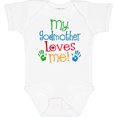 thumbnail image 3 of Inktastic My Godmother Loves Me Boys or Girls Baby Bodysuit, 3 of 5