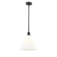 thumbnail image 3 of 516-1S-WPC-GBC-124 Innovations Lighting Berkshire 1 Light 12" Mini Pendant Oil Rubbed Bronze/Matte White, 3 of 4
