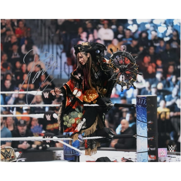 Kairi Sane WWE Autographed 16" x 20" Entrance On Ropes Photograph - Fanatics Authentic Certified