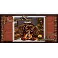 thumbnail image 2 of Dachshund v2 "Paws on the Windowsill" A House is Not a Home Dog Sign Plaque featuring the art of Scott Rogers, 2 of 2