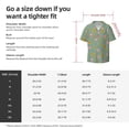 thumbnail image 3 of JUNZAN Mens Casual Button Down Shirts Short Sleeve Pig Face With Sunflower Print Shirt-X-Large, 3 of 3