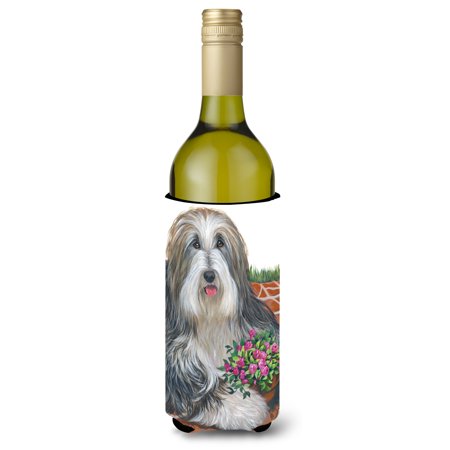 

Bearded Collie Pot of Roses Wine Bottle Hugger