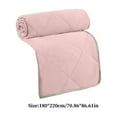thumbnail image 2 of Mouliraty 180×220cm/70.86×86.61in Lightweight Summer Quilt - Soft & Breathable Cooling Blanket, Hypoallergenic, Solid Color, Machine Washable, 2 of 9