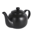 thumbnail image 3 of STONEWARE COLOR GLAZED 6 CUP TEAPOT Mat Black Color, 3 of 6