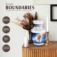 thumbnail image 3 of JAGASY Tiger Keepsake Urns for Human Ashes Adult Female, Blue Small Urns for Human Ashes, Water & Cloudy Sky Decorative Urn, Burial Mini Urn for Brother & Sister, (3 Inch), 3 of 7