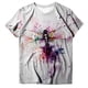 thumbnail image 3 of Gibobby Playera Manga Corta para Mujer Camiseta con estampado y flores manga corta con cuello redondo y moda informal verano para mujer(Rosa,CH), 3 of 4