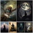 thumbnail image 2 of Pintura en lienzo de arte de pared Vintage de Anubis,Baphomet, Gato Negro, cabra oscura, Impresión de póster de Arte de Academia oscura victoriana, decoración del hogar Witchy, 2 of 4