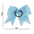 thumbnail image 6 of Motique Accessories Jumbo Hair Bow Pony with Tails-One Size, Adults (Pale Blue), 6 of 6