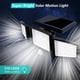 thumbnail image 3 of Tuffenough Luces solares para exteriores 2500 lm 210 luces LED de seguridad con control remoto, 3 cabezales de luces con sensor de movimiento, IP65 impermeable, luces de pared de gran angular de 270°, 3 of 3
