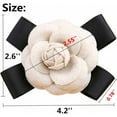 thumbnail image 5 of ORUYROP Elegant Wool Camellia Flower Brooch Vintage Bow Floral Pin, 5 of 5