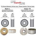 thumbnail image 2 of S/ Polyester PreWound Bobbins Thread Class A Superb wtSewing Thread \u Bobbins Sewing Machines DIY Embroidery Polyester Thread, 2 of 7