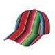 thumbnail image 1 of Fotbe Mexican Serape Blanket Stripes Gorro Clásico de Béisbol, Gorra Ajustable con Broche Snapback, Gorro de Exterior de Algodón Suave, 1 of 6
