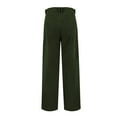 thumbnail image 6 of Kvture Womens Corduroy Pants Loose Fashion Mid Waist Pant Spring Fall Casual Straight Comfy Trousers with Pockets Green S, 6 of 8