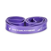 Victor.Fitness RISEband3 - Purple - Level 3 Purple RISE Band. 35-85lb resistance, 1-1/4" width..Heavy-duty resistance band that aids in recovery and invigorates through stretching and exercise.