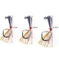 thumbnail image 6 of Joernso 6Pcs/Set 3.5g/5.5g/9g Fishing Hooks Sharp Single Head Metal Jig Head Cast Assist Fishing Barbed Hook for Outdoor, 6 of 8