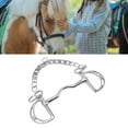 thumbnail image 1 of Horse Snaffle Bit, Easy Operation Practical Anti Bitting Stainless Steel Horse Snaffle Roller Fine Workmanship  For Racetracks, 1 of 8