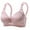 Pink, variant on DPTALR Womens Dailywear Bars Plus Size Wire Free Comfortable Push Up Hollow Out Bra Underwear