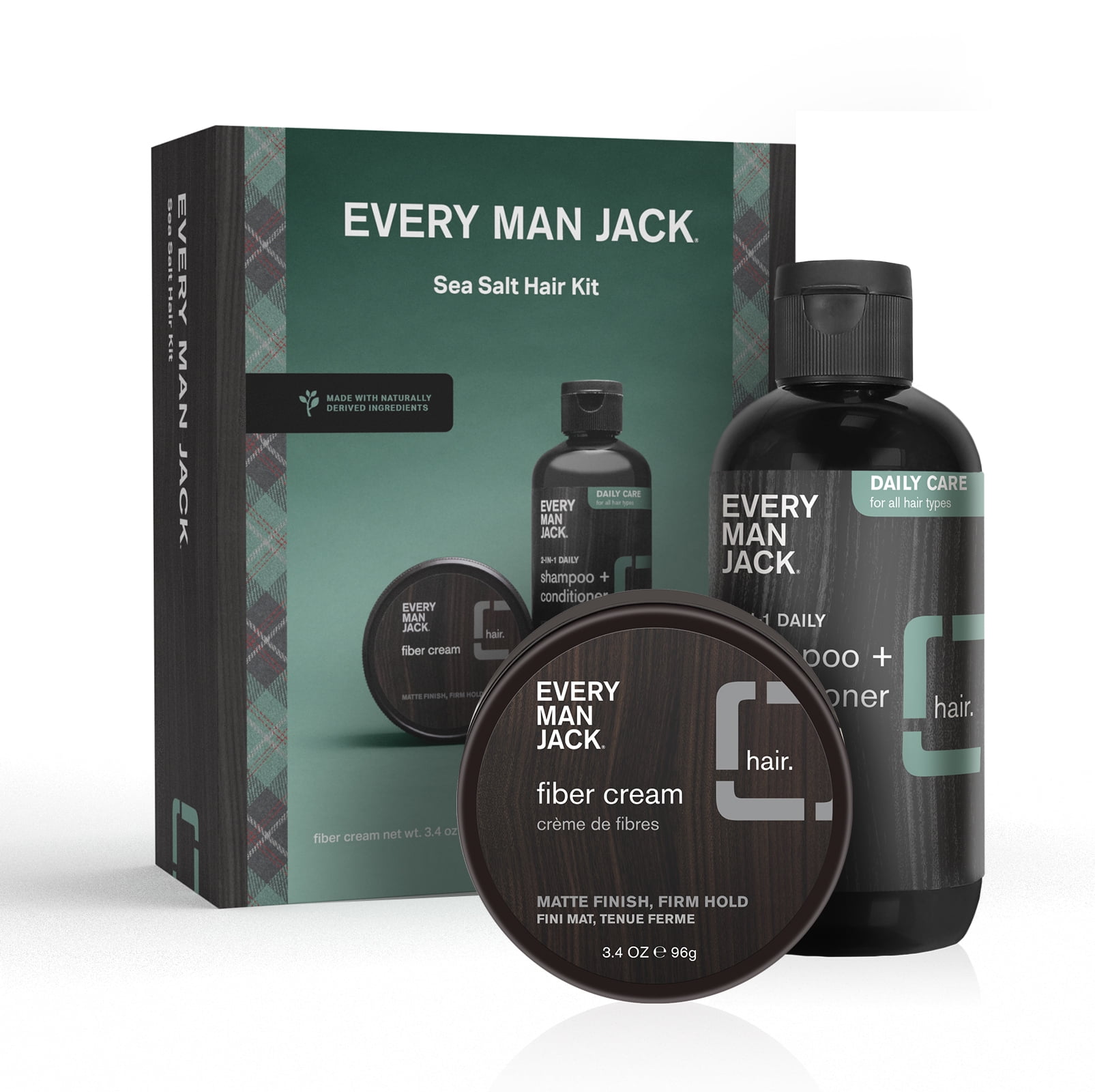 Every Man Jack Sea Salt Daily Hair Care Holiday Gift Set for Men
