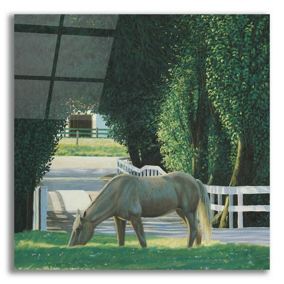 Epic Art 'Farm Life VI' by James Wiens, Acrylic Glass Wall Art, 12"x12"