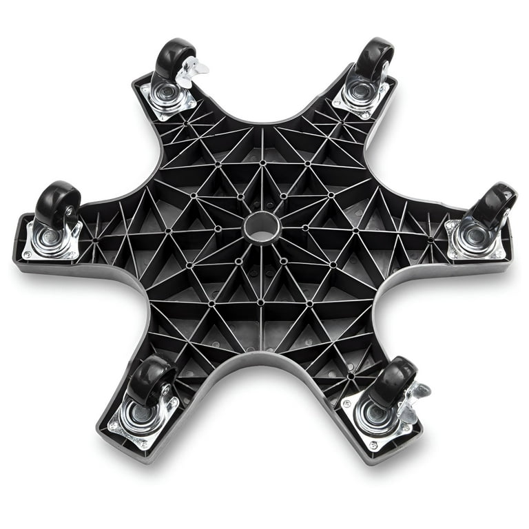 Plantstand 14410 14 in Black 5-Wheel Single Plant Caddy Plantstand 14410 14 in Black 5-Wheel Single Plant Caddy