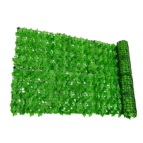 Hemoton Artificial Trellis Screening Artificial Green Plant Wall Simulated Green Leaf Fence Balcony Decor