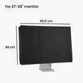 thumbnail image 4 of kwmobile Monitor Cover Compatible with 27-28" monitor - Dust Cover Computer Screen Protector - Black, 4 of 8