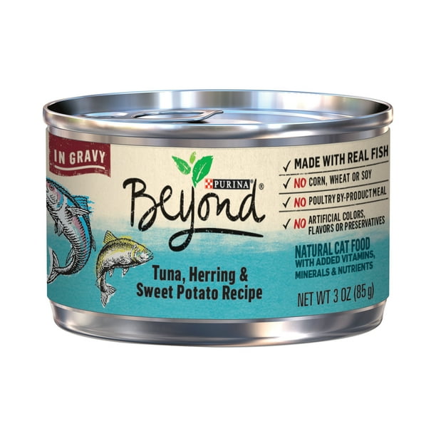 Purina Beyond Tuna Herring & Sweet Potato Recipe in Gravy ...