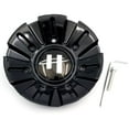 thumbnail image 1 of Helo Roues 845 HE845L156 HE845L156B001 Roue Noire Brillante Capuchon Central, 1 of 7