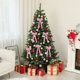 thumbnail image 4 of 6pcs Velvet Christmas Bows For Christmas Tree Wreath Gift Wrap Crafts Wedding Party Bows For Snack Bags Baking Candy Bags Home Decoration, 4 of 8