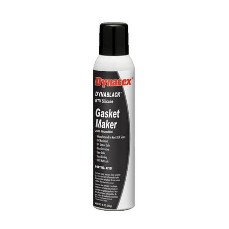 Dynatex 47201 DynaBlack RTV Silicone Gasket Maker - L/V Oxime 8 Oz.