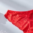 thumbnail image 4 of Qingpeng Womens Floral Lace Briefs Cotton Crotch Lightweight Breathable Bow Detail Underwear Size S-XL, 4 of 6