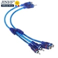 thumbnail image 2 of Car MP3 Audio RCA Y Splitter Cable Adapter Cord Converter for Car AUX Amplifier, 2 of 4
