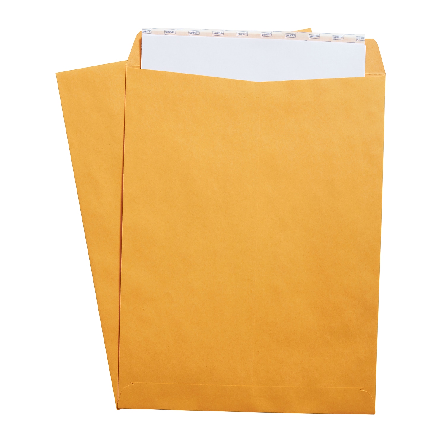 Staples EasyClose Catalog Envelopes 10"L x 13"H Brown 100/BX (381969/19023)