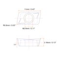 thumbnail image 2 of 2uds Carburo Torneado Insertos APMT1135PDER-XM CNC Torno Indexable fresadodo Reemplazo para BAP400/300 Serie Herramienta Soporte Color Revestido Ranurado Herramienta, 2 of 6