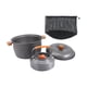 thumbnail image 2 of Juego de cocina para acampar, ollas, hervidor, equipo de cocina, utensilios de cocina portátiles para acampar con 11 l, 2 of 9