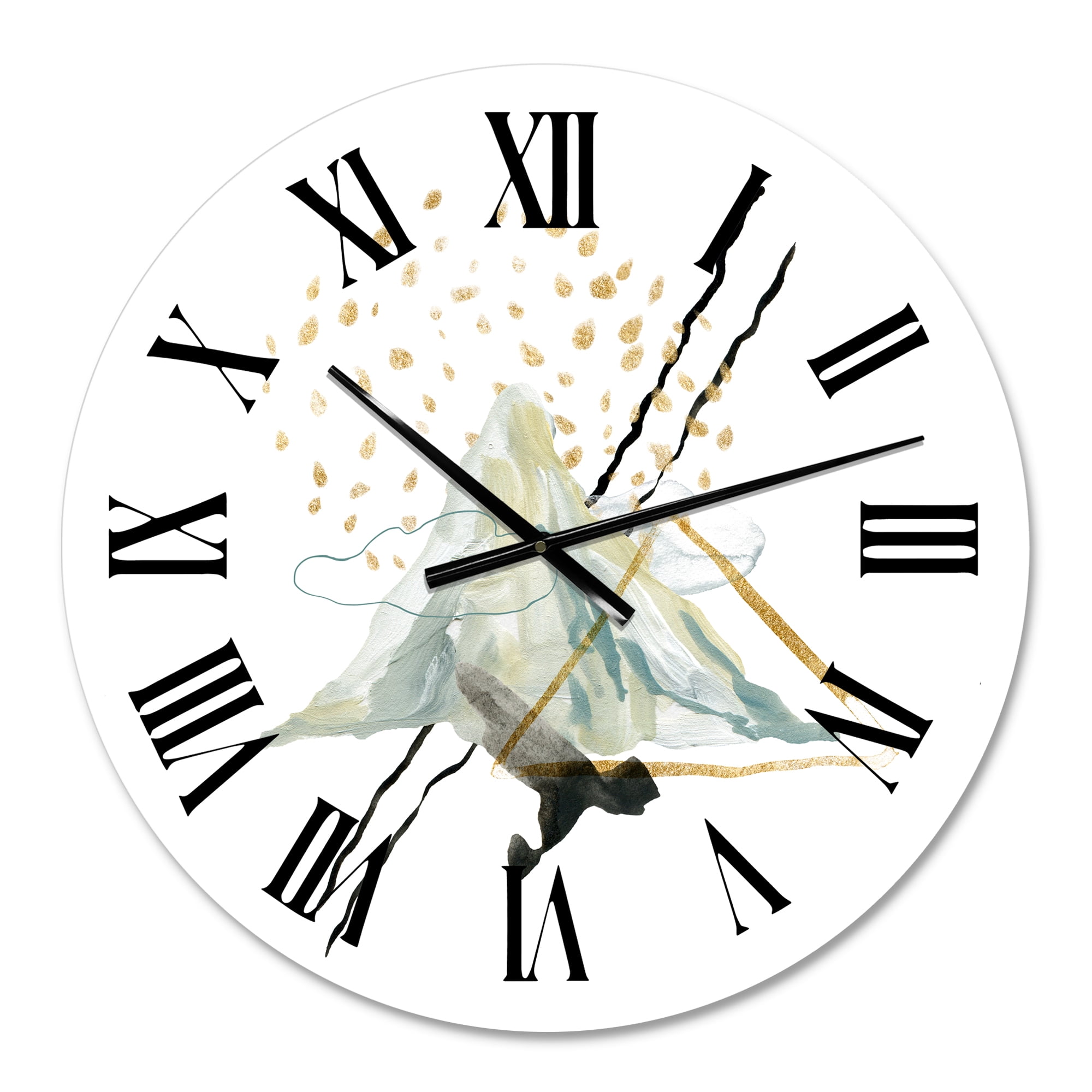 Designart 1 in Modern,Contemporary Wall Clock