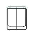 thumbnail image 6 of Modern Tempered Glass Coffee Table End Table Side Table for Living Room,bedroom, Transparent, 6 of 7