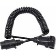 thumbnail image 4 of Pin Trailer Socket and Plug with 2m Extension Cable Connector for Towing Towbar Caravan Vehicle Truck Accessories 7 Way Type N, 4 of 5