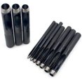 thumbnail image 4 of Juego de 10 punzones de cuero 0,5mm - 5mm herramientas de cuero para correas de reloj de cuero, cinturones, lona, papel, plástico 12 piezas. Feliz Sencillez, 4 of 4