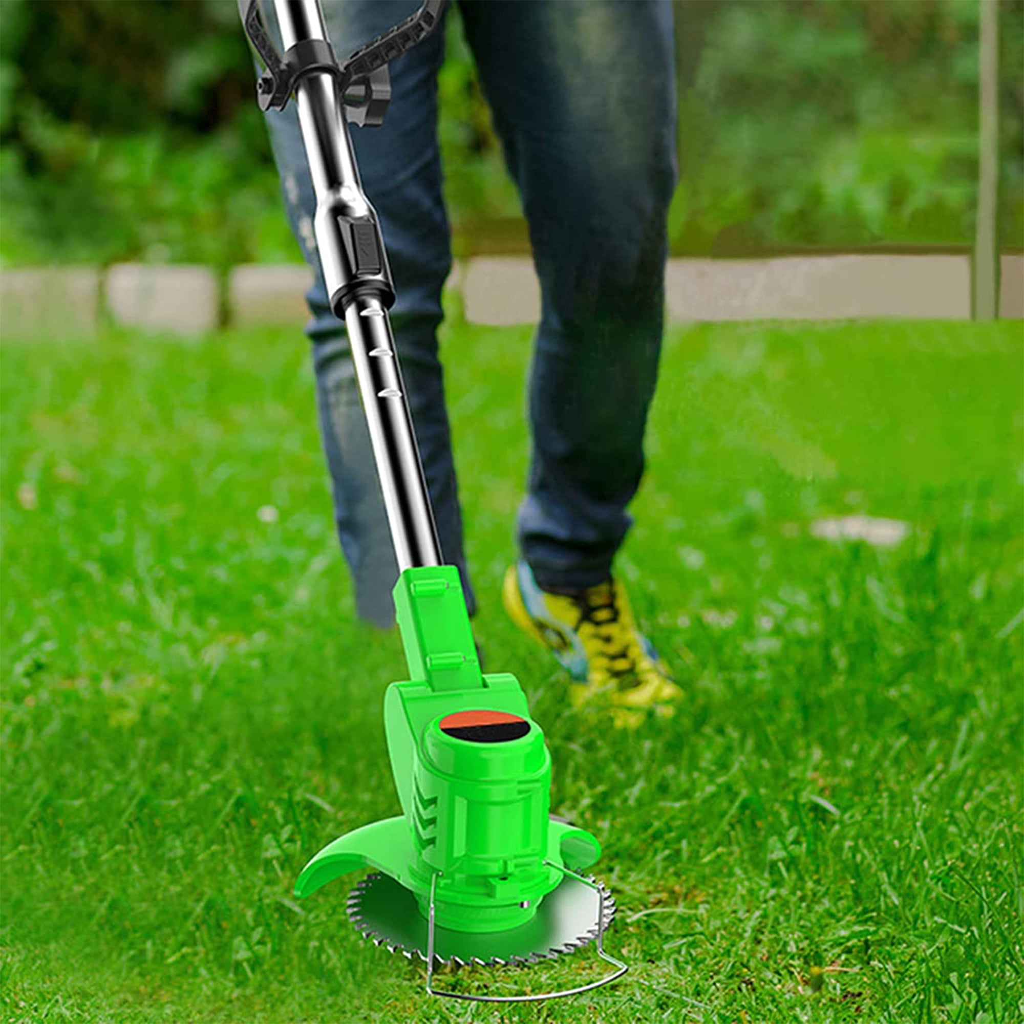 Cordless Grass Trimmer Lawn Mower Electric Handheld String Trimmer Powered by Battery