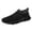Black, variant on Men's Knit Shoes S𝗅ip On Laceless Sneakers Breathable Lightweight Athlet𝗂c Shoes Comfortable Outdoor Sports Shoes Soft Cushion Sole Casual L𝗈afers Shoes for Summer and Autumn