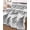 Gray, variant on Green Forest Twin Size Down Alternative Comforter, Lightweight Comforter Quilt Bedding Set with Pillow Shams Contemporary Silhouette Abstract Art All Seasons Bed Comforter Duvet Insert 68"x86"