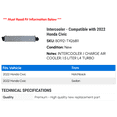 thumbnail image 2 of Intercooler - Compatible with 2022 Honda Civic, 2 of 2