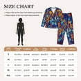 thumbnail image 6 of Bingfone Womens Pajama Sets Colorful Fall Leaves Print,Long Sleeve Loungewear Pajamas Set-X-Large, 6 of 9