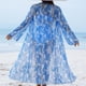 thumbnail image 4 of Traje de Baño de Bikini de Mujer Tiras Impresas V Cuello Sexy Dividido Tres Piezas, Traje de Baño de Poliéster para la Piscina, la Playa Y las Vacaciones de Verano, 4 of 8