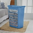 thumbnail image 2 of Sterilite Rectangular Open Hamper- North Pole Blue, 2 of 3