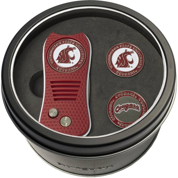Team Golf NCAA Tin Gift Set with Switchfix Divot Tool and 2 Ball Markers