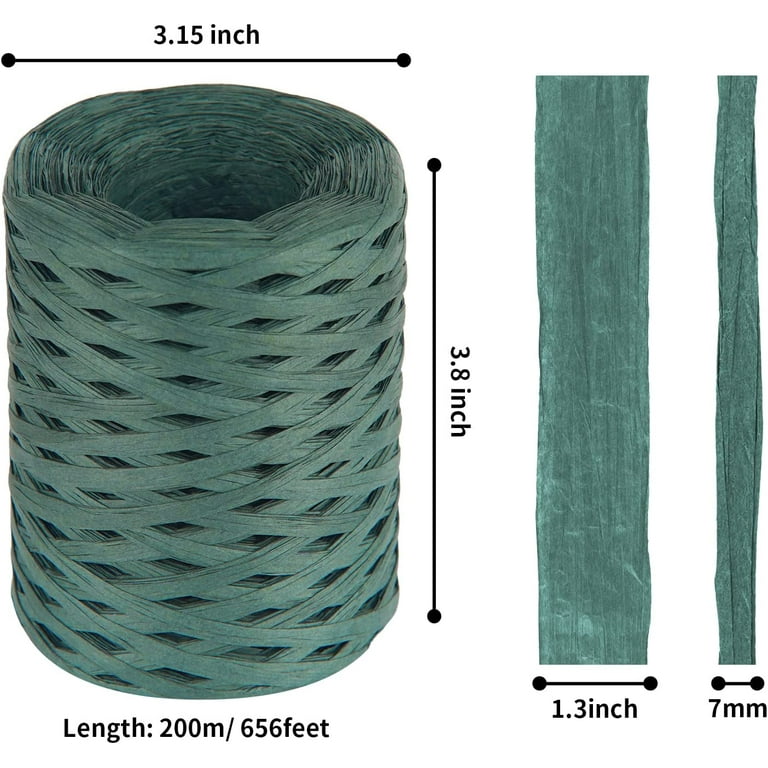 Tenn Well Paper Raffia Ribbon 1/4 Inch by 218 Yards Craft Paper